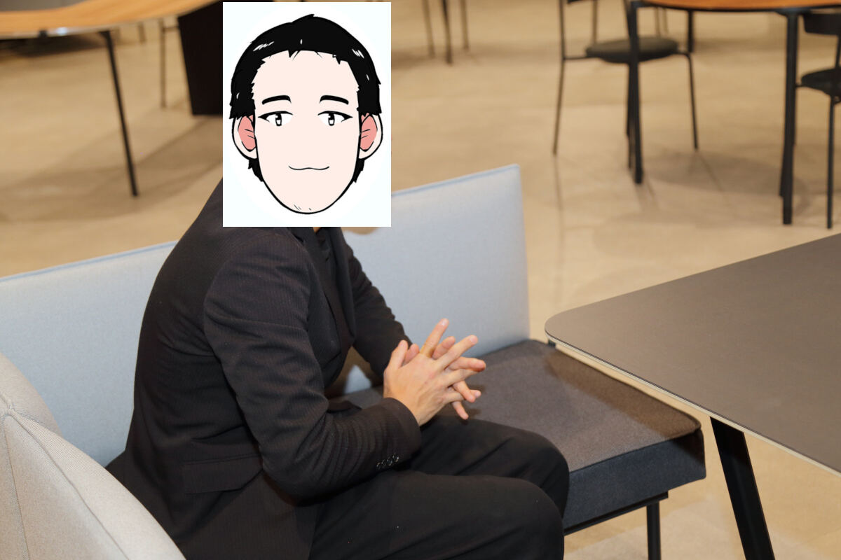 スキンケアとヘアケアに関する男子学生座談会の様子