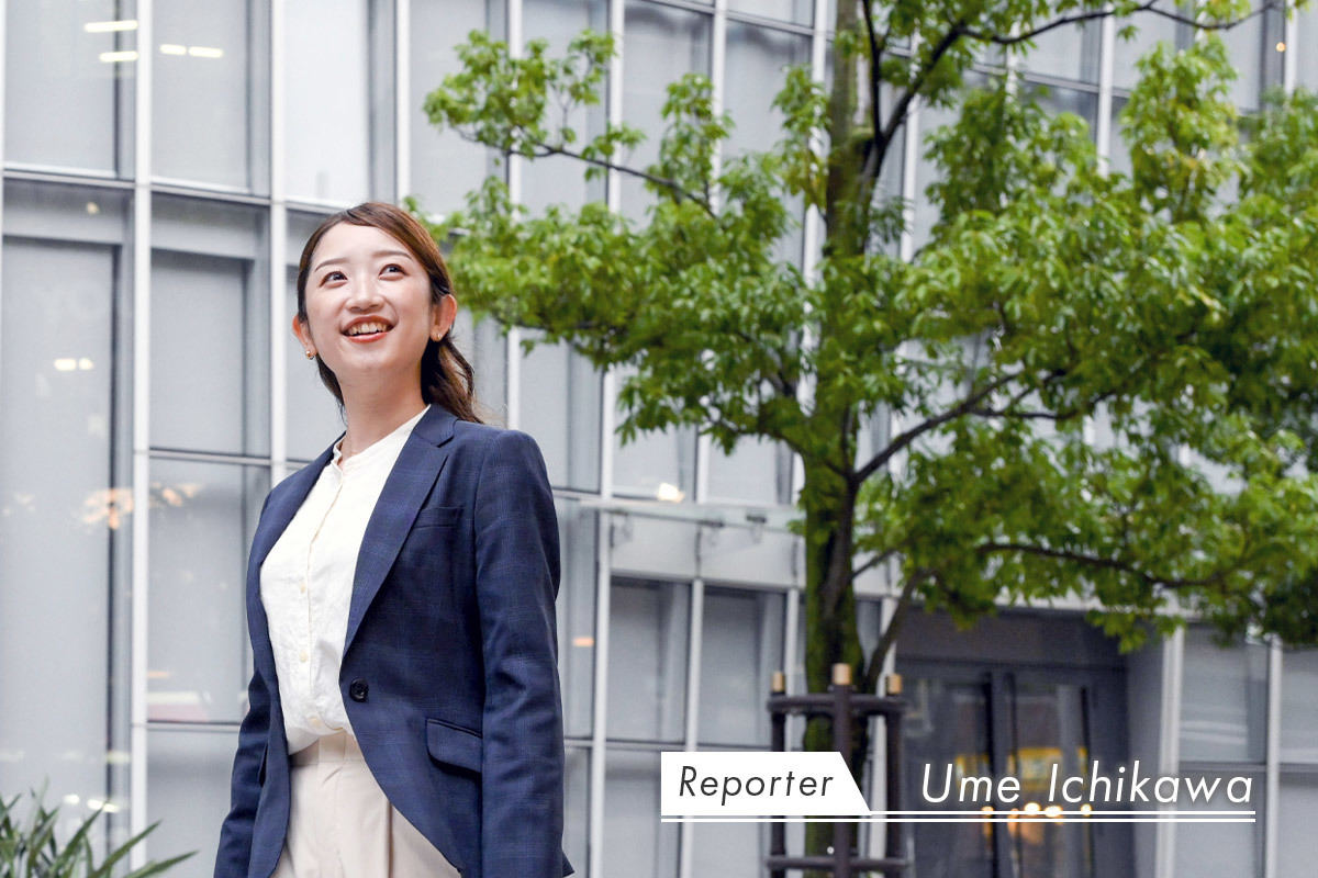 レポーターの市川さん